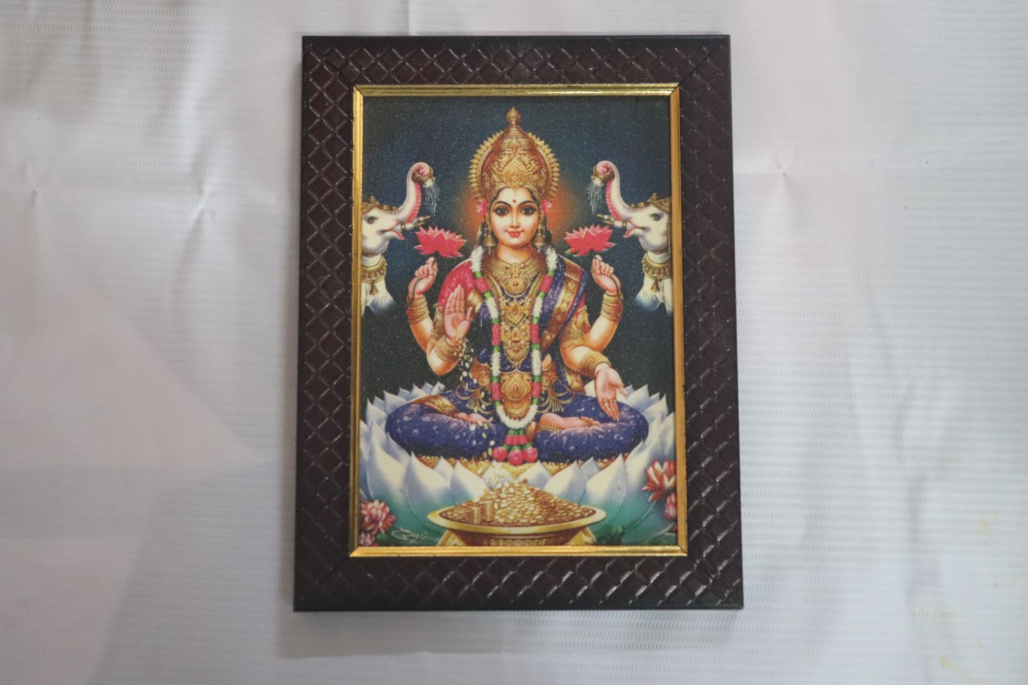 Lord Gajalakshmi Photo Frame Tirupati