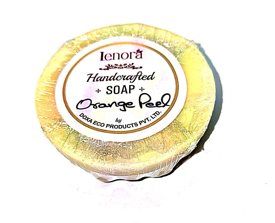 Orange peel natural soap
