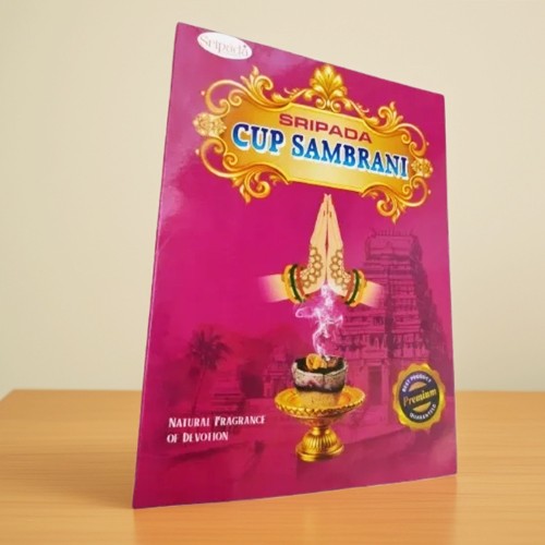 Sri Pada Agarbatti set with Cup Sambrani