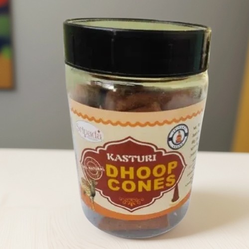 Sri Pada Agarbatti Set with Kasturi Dhoop Cones