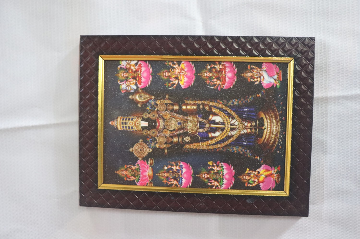 Astha Lakshmi With Lord Venkateswara Photo Frame Tirupati