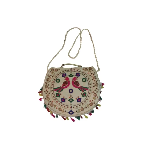 Womens Sling Jute Bag Tirupathi